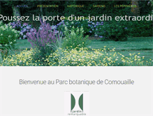 Tablet Screenshot of parcbotanique.com